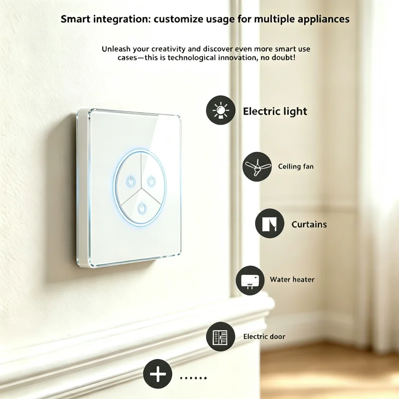 Smart Home Mod - Interrupteur intelligent Tuya RF433 WiFi Bluetooth