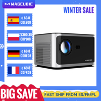 Magcubic 580ANSI Projector Android 11 4K 1080P Wifi6 Voice Control Allwinner H713 Electronic Focus BT5.0 Home Projetor HY350 Pro