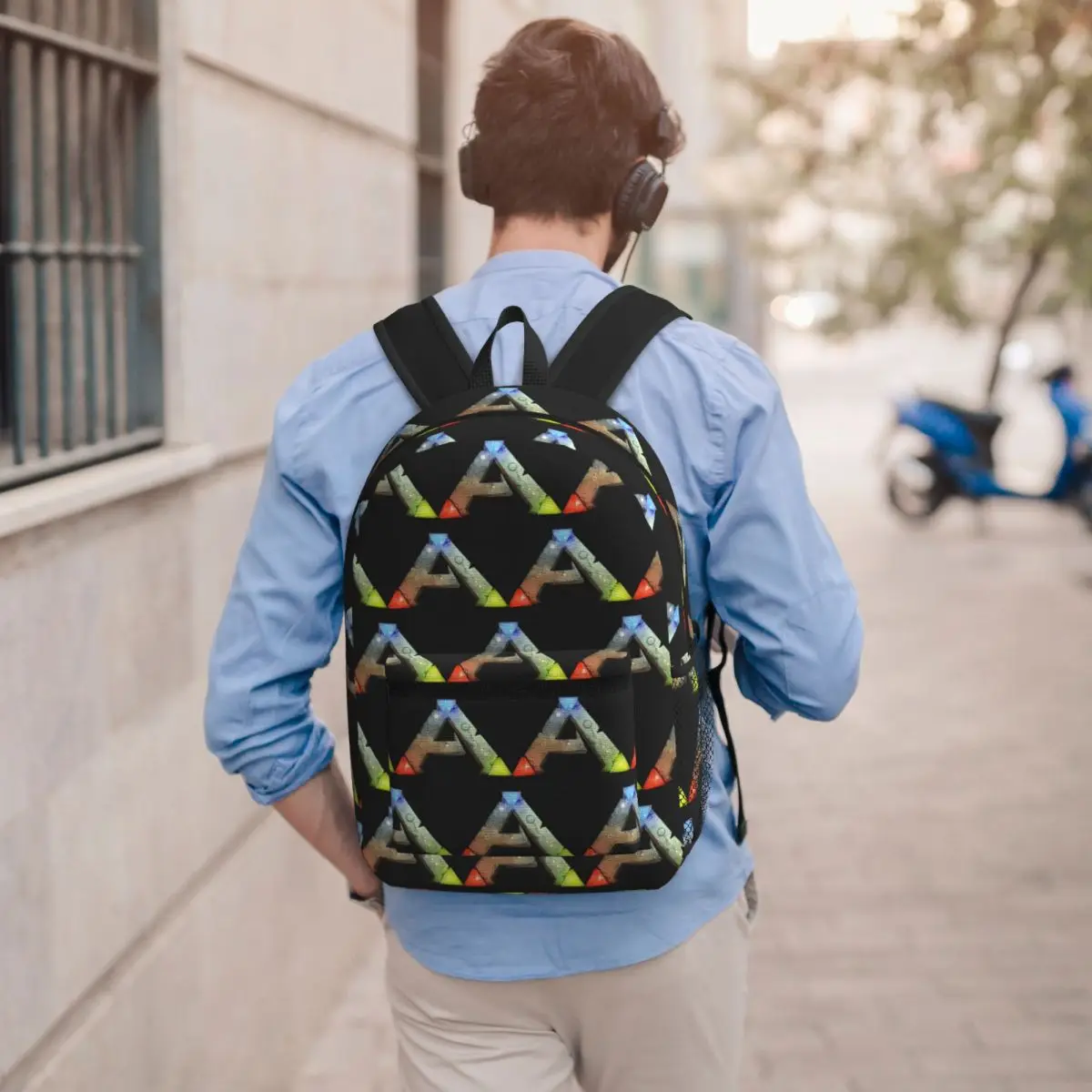 ARK Survival Evolved Logo Student Backpack School Bag Hiking Travel Daypack for Men Women Bookbag Shoulder Bags