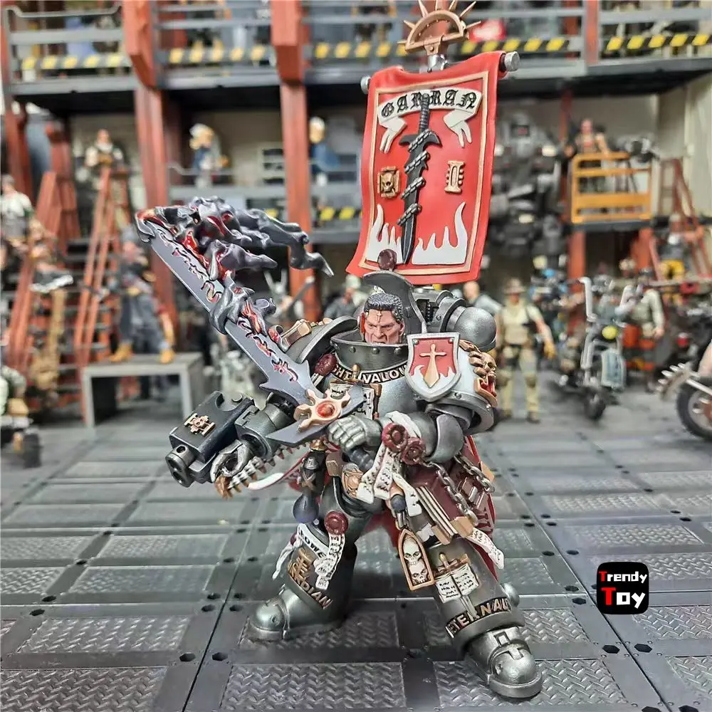 【JOYTOY】Warhammer 40K Grey Knights Castellan Crowe 1/18 Figura de acción de juguete