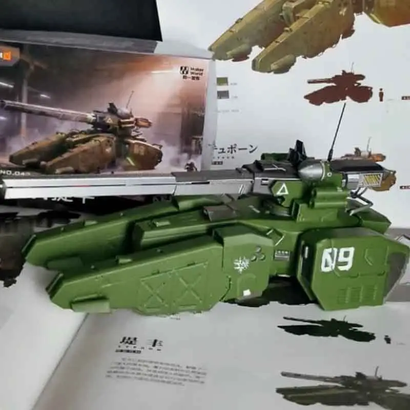 Futuristic Sci-Fi Hover Tank 3D Printed Model, Trackless Armored Mecha Vehicle, Wargame Hobby Collection