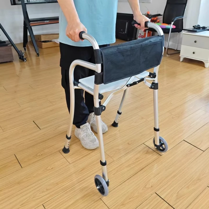 

Устройство для реабилитации поездных ходунков для пожилых людей, слабость нижних конечностей, ходунки для пожилых людей, вращающаяся рама из алюминиевого сплава