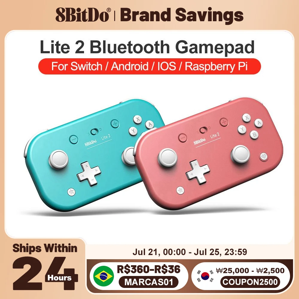 8Bitdo Lite 2 Gamep… - image