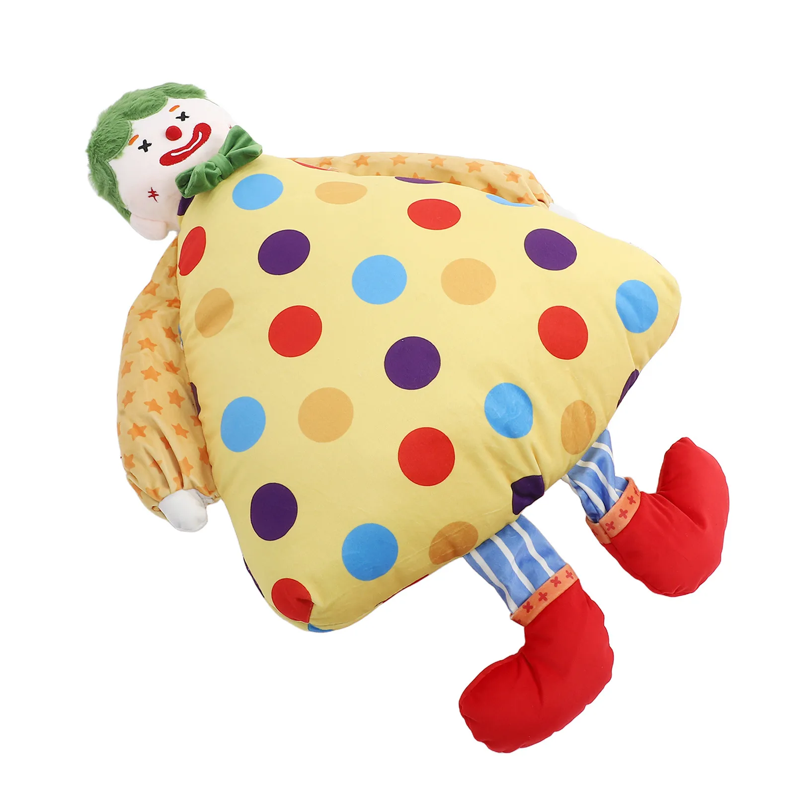 

Adorable Clown Shaped Throw Pillow Soft Cozy Home Decor for Kids Room Living Room Sofa Bed Chair Carnival Theme Cute Bedroom
