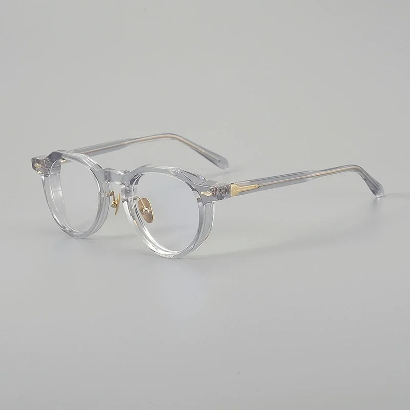 

Belight Optical Handmade Thick Acetate Irregular Shape Retro Vintage Eyeglasses Spectacle Frame JMMCR-61