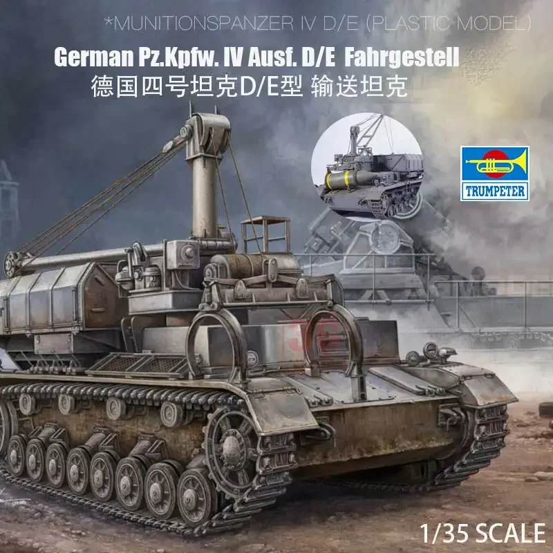 

Trumpeter Assembled Model Kit 00362 German Pz. Kpfw. IV Ausf. D/E Weapon Ammunition Delivery Tank 1/35