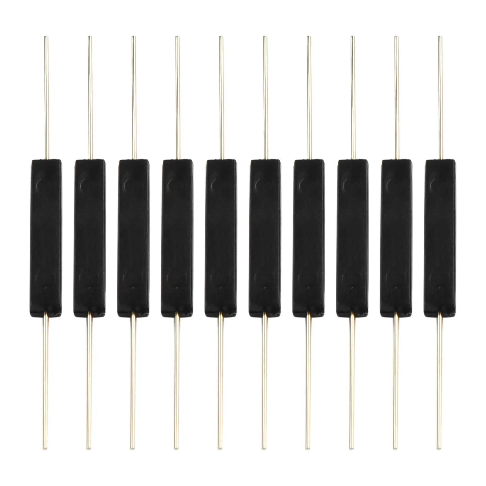 Long Lasting 10PCS Plastic Encapsulated Reed Switch Magnetic Sensor Inductive Switch Enhanced Magnetic Response