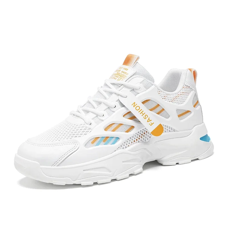 

Men's breathable sports casual mesh shoes summer soft sole anti slip outdoor running shoes student fashion trendy urban shoes