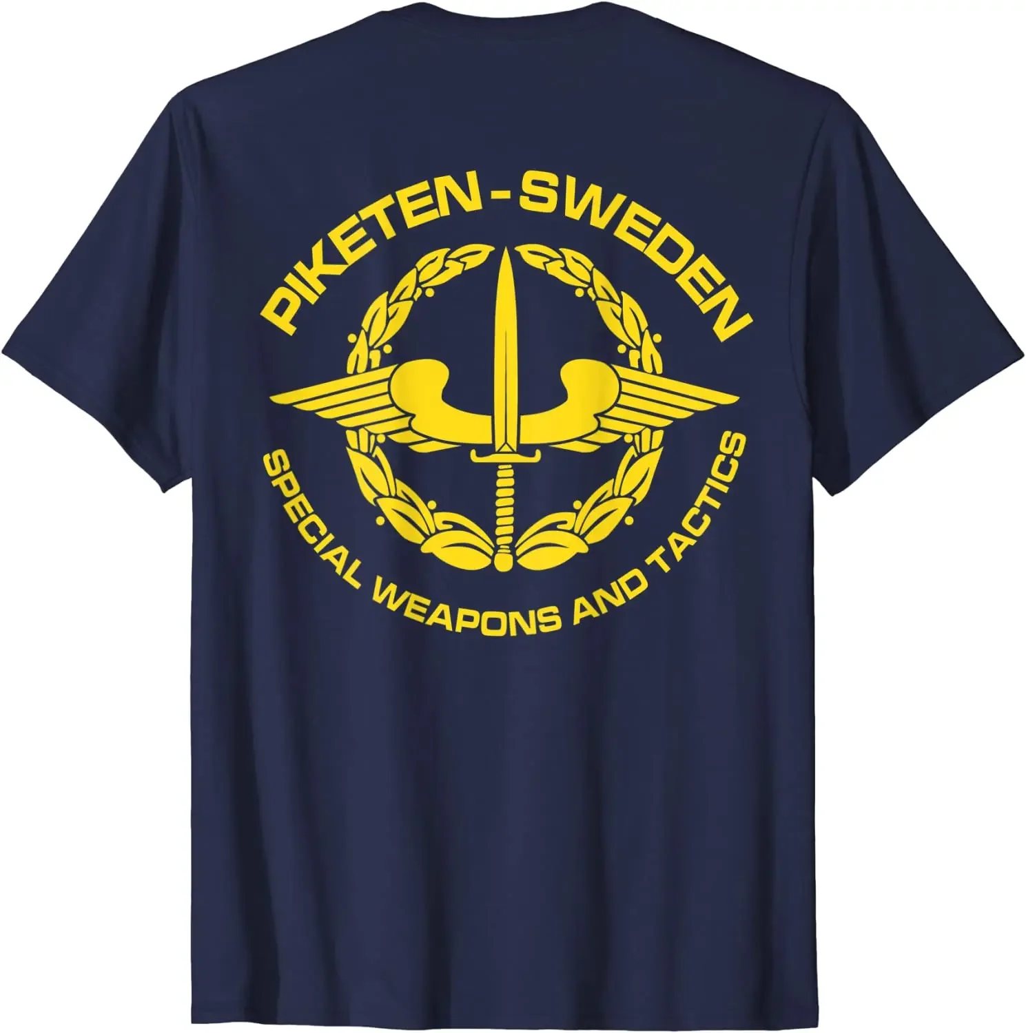 Summer Short Sleeve Casual 100% Cotton O-Neck Shirt  Sweden Piketen Swedish Special Forces  Swat T-shirt  streetwear  tops