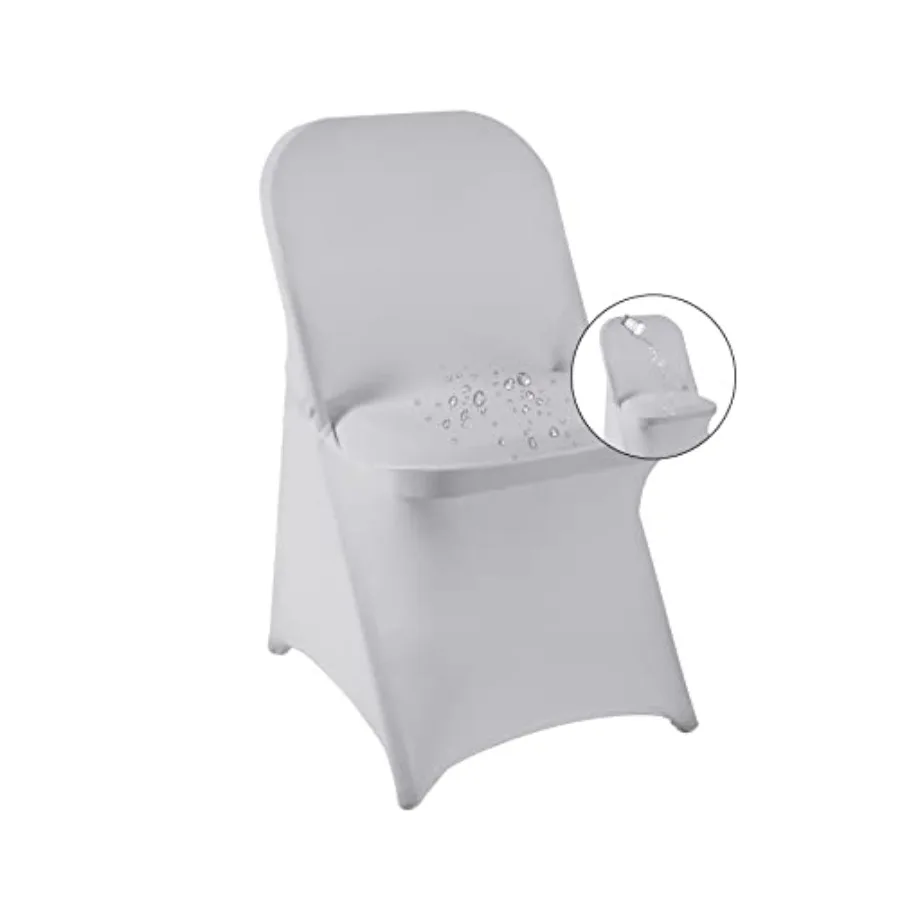 

20 Pack Spandex Folding Waterproof Chair Cover, Stretch Chair Cover Protector for Wedding, Party, Dining Banquet and Other Spec