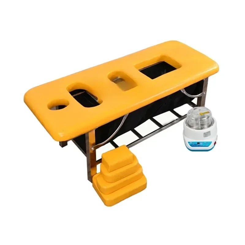 ZC health solid wood fumigation bed sweat steaming household full body steam bed beauty salon beauty bed