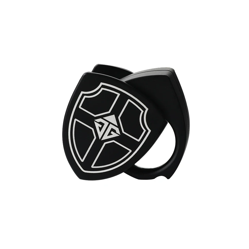 10 Times 20.5mm Foldable Triplet Lens Magnifying Glass Loupe Identifying Type Inspecting Deluxe Black