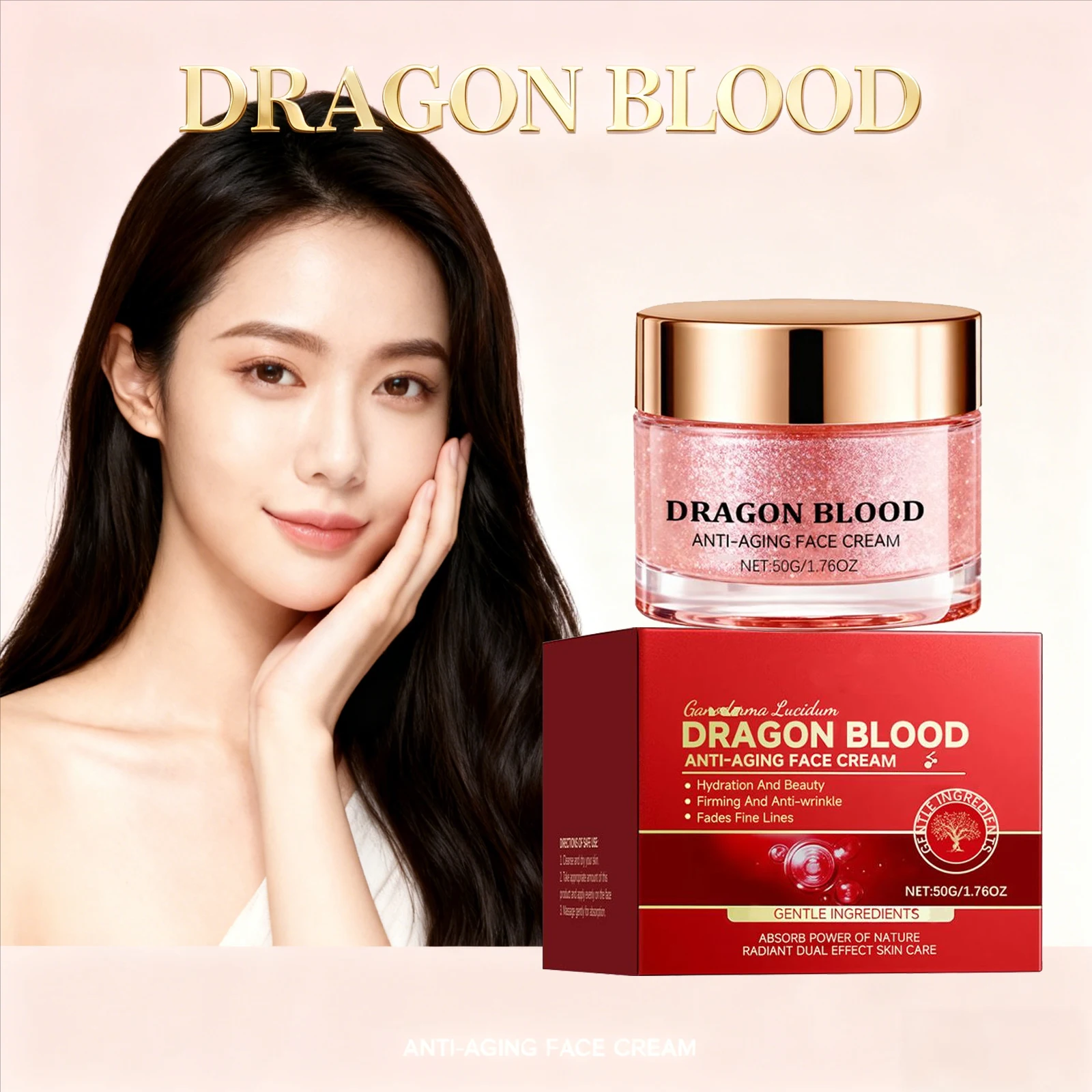 

Dragon Blood Face Cream Moisturizing Nourishing Skin Cream Lightening Firming Rejuvenation Smoothing Wrinkle Skin Care for Women