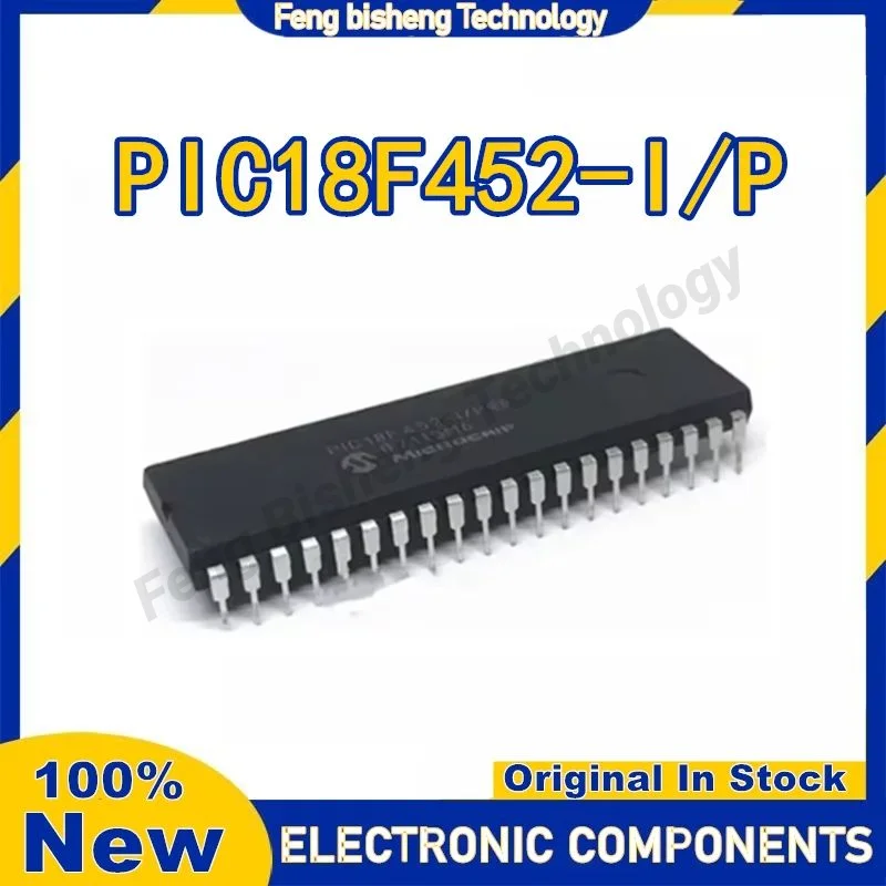 

PIC18F452-I/P DIP40 microcontroller chip in stock