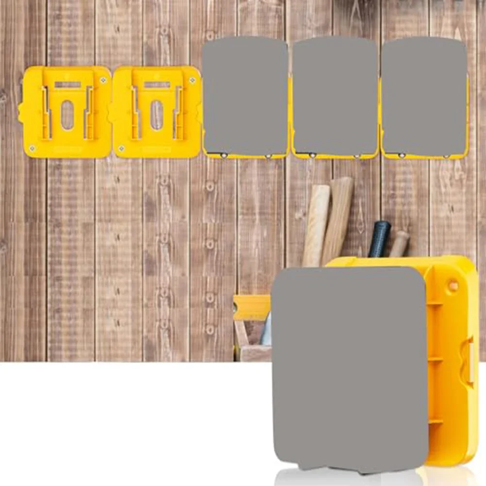

Держатели для аккумуляторных инструментов, совместимые с Dewalt 20 В 60 В, аккумуляторы и электроинструменты, настенное крепление, кронштейн для инструментов, крепежные устройства