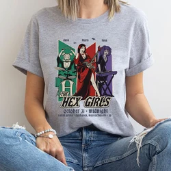 The Hex Girls Tour T-Shirt Hex Girls Concert Shirt Retro Halloween Shirts Hex Girls Rock Band Tee Rocker Mama Short Sleeves Tops