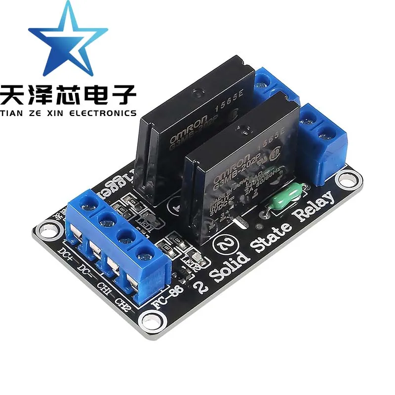 1/2/4/8 Channel 5V12V24V Low Level Trigger Ac Solid State Relay Module Ac240V2A