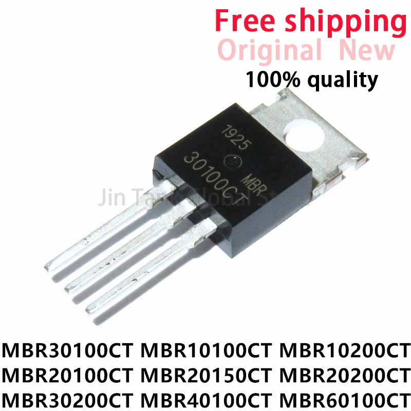 10pcs MBR30100 TO220 MBR30100CT TO-220 MBR10100CT MBR10200CT MBR20100CT MBR20150CT MBR20200CT MBR30200CT MBR40100CT MBR60100CT