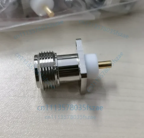 1pc n-kfd55 connector 17.5*17.5 small four-hole flange fixed n-kfd microstrip welding plate female seat accessories