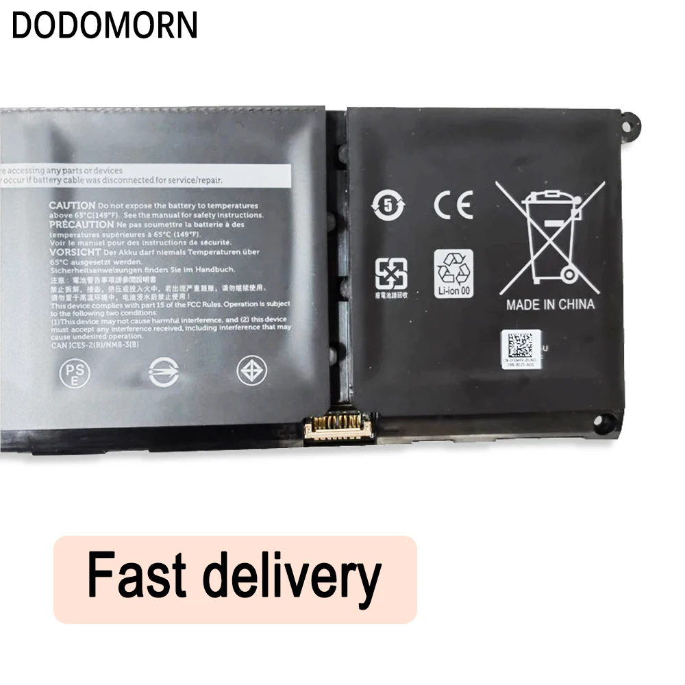 DODOMORN-Batterie d'ordinateur portable V6W33, Dell Latitude 3320, 3520, Inspiron 5310, 5415, 5410, 2 en 1, 7415, 15, 5515 Tystro16, 5620 Gratios J0