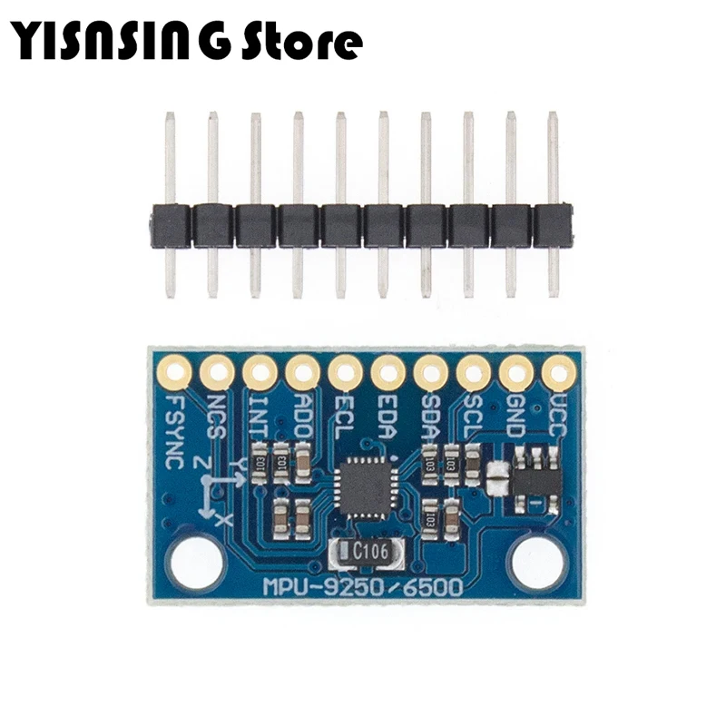 MPU-9250 GY-9250 9-axis sensor module I2C/SPI Communications Thriaxis gyroscope   triaxial accelerometer triaxial magnetic field