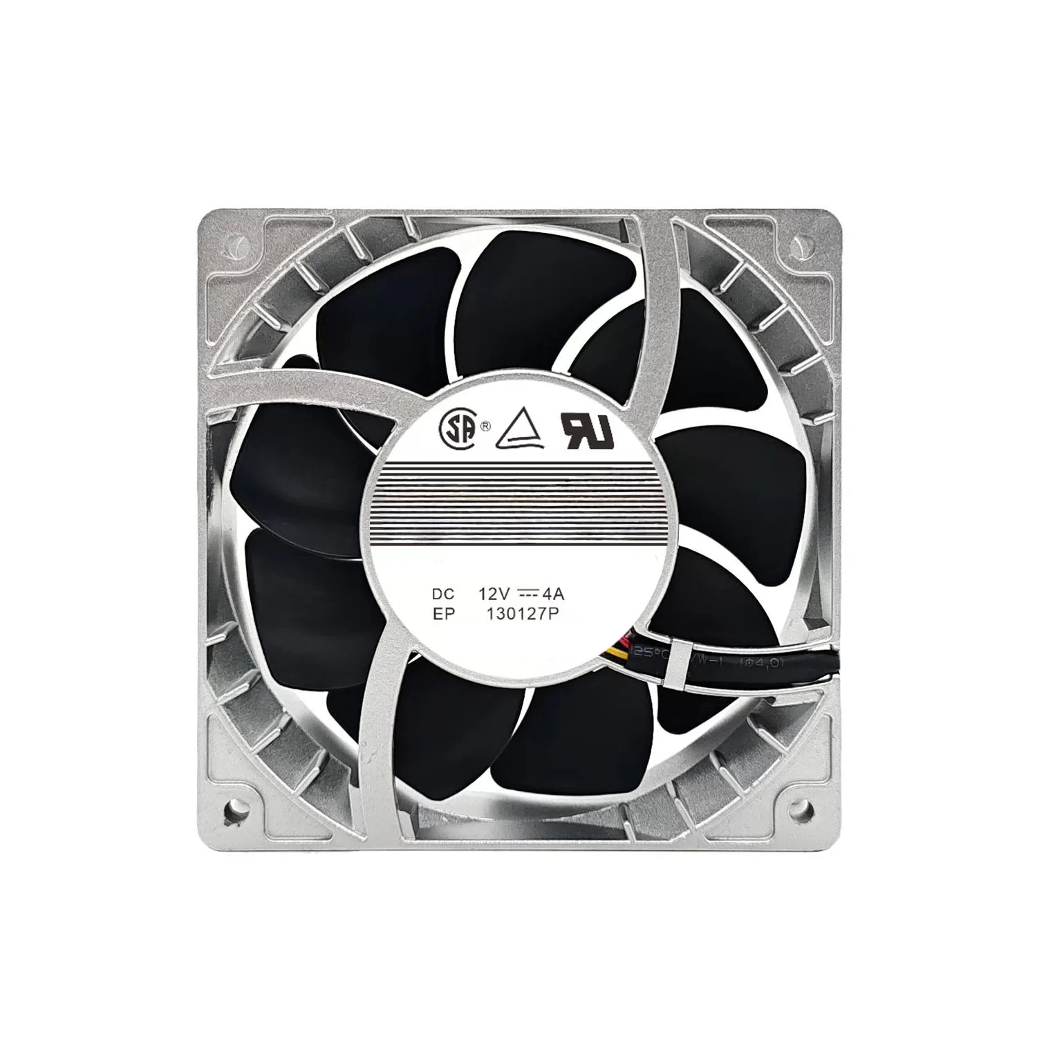 12cm 120mm 12038 Fan 12V 24V 48V DC Brushless Cooling Fan 120*120*38mm KF2510 4-Pin Connector Violent Heat Dissipation Fan