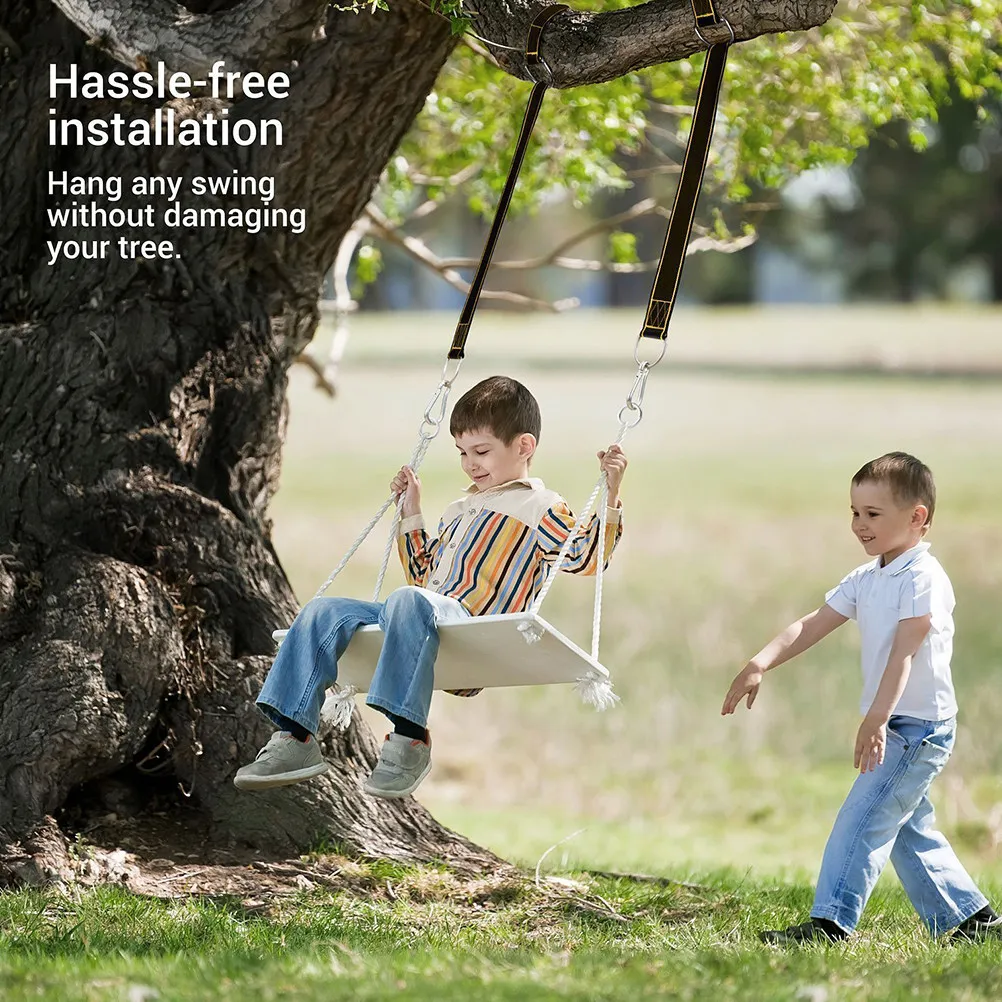 2Pcs 5x150cm Heavy Duty Hammock Straps Premium Nylon Tree Hanging Straps for Camping Emergency Package Binding Sturdy High Load