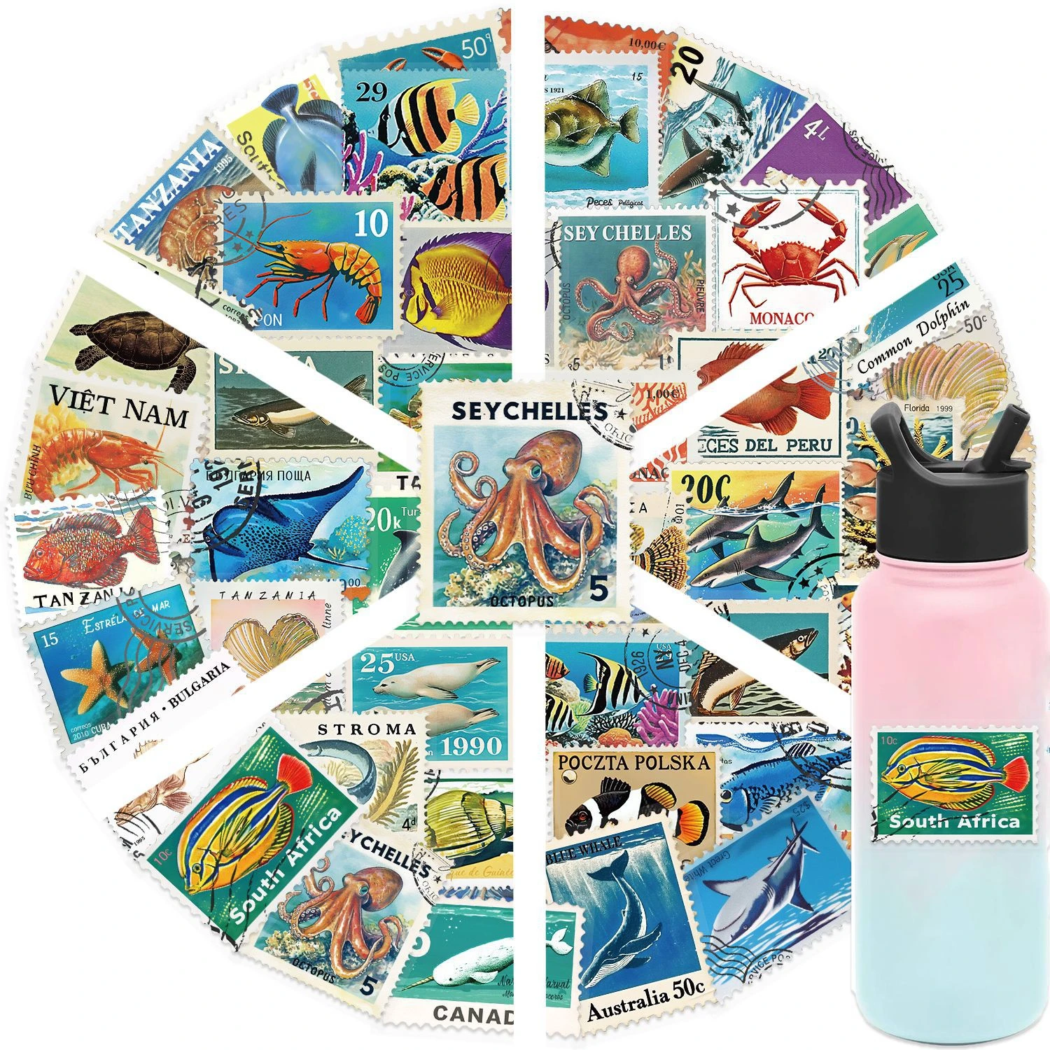 adesivos-criativos-de-vida-marinha-10-30-50-pecas-adesivos-de-pet-para-mala-skate-laptop-bagagem-telefone-decalque-para-estilizacao-de-carro