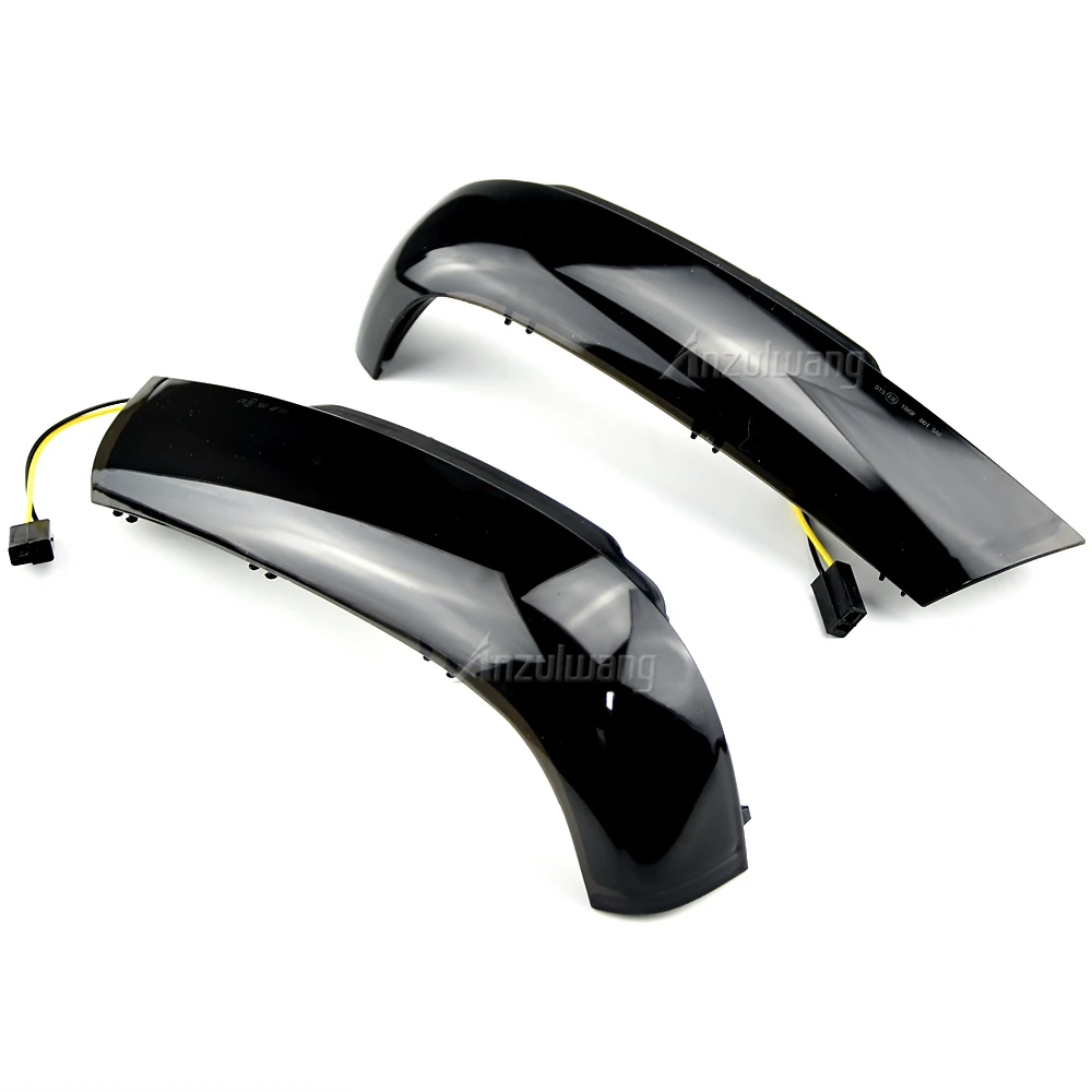 1 Pair For VW Volkswagen VW Touareg 7L 2002 2003 2004 2005 2006 Car Dynamic Turn Signal Lamp Side Mirror Sequential LED Light view 6