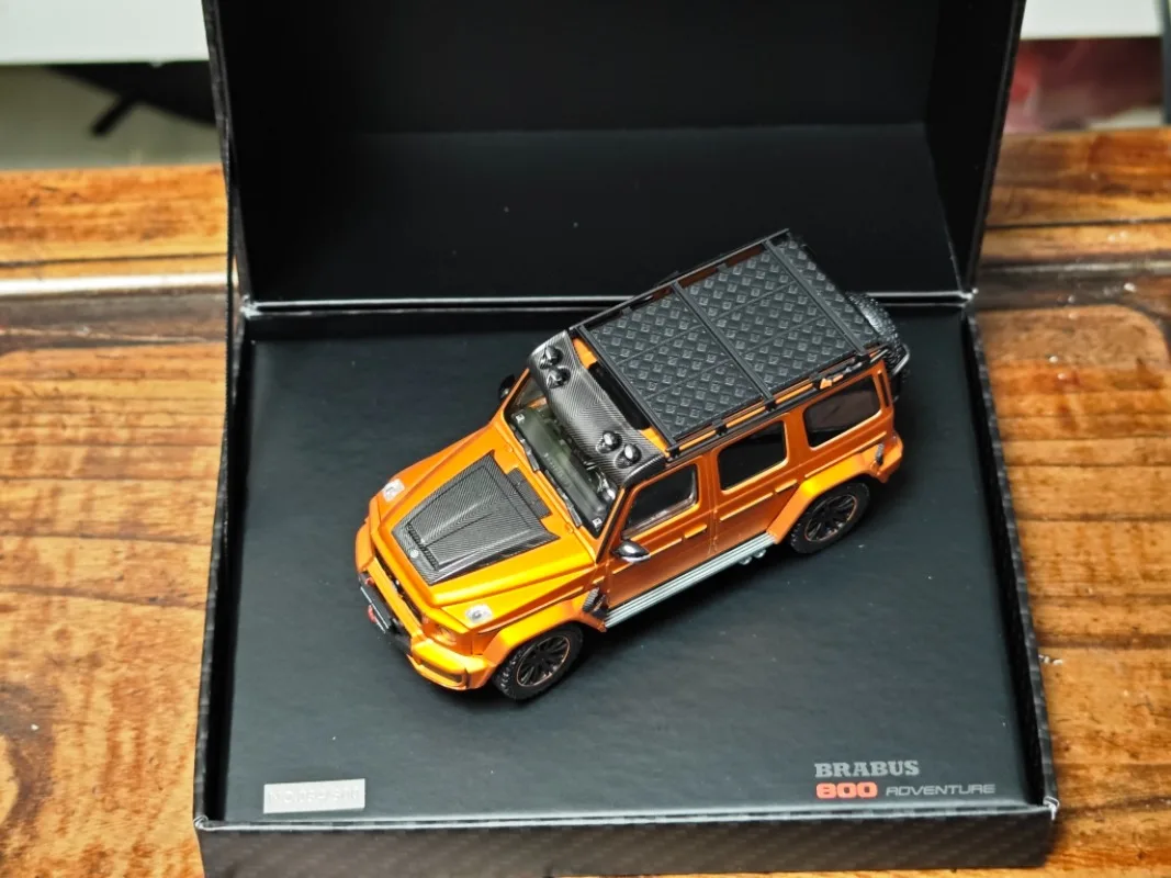 AlmostReal Diecast 1/43 Schaal Mercedes-benz BRABUS G-CLASS G63 Legering Model Auto BRABUS Speel Voertuigen Speelgoed voor Jongens Gift Originele