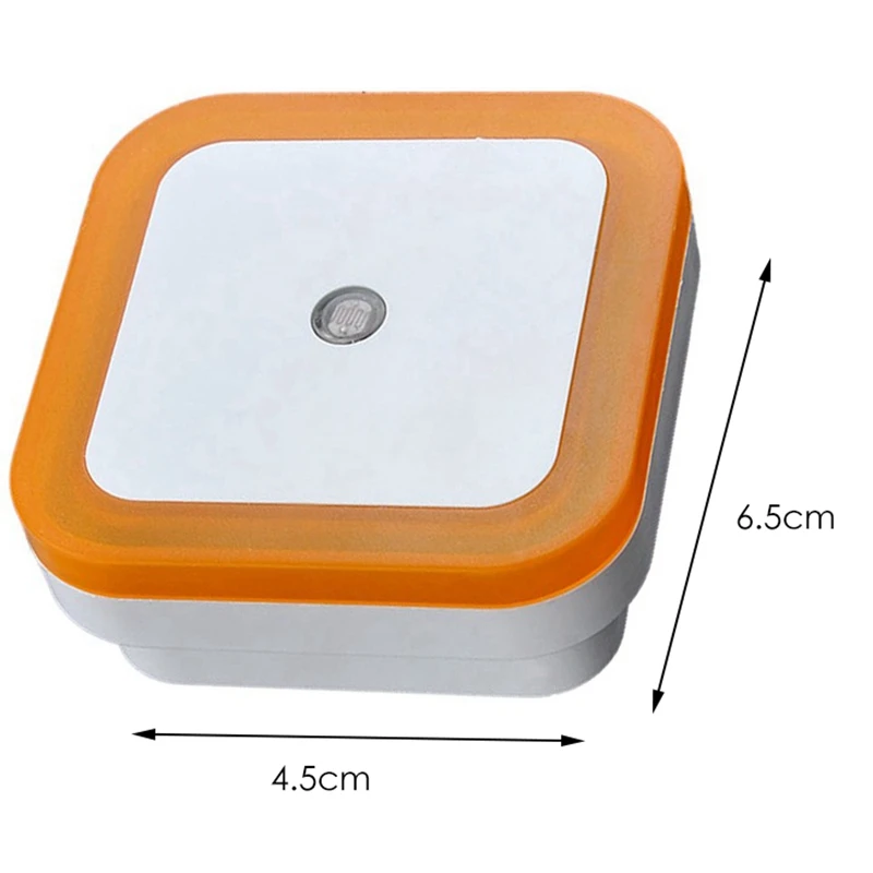 AB09-Mini LED Lights Smart Night Light Bedside Lamp Sensor For Children Kids Adult Living Room Bedroom