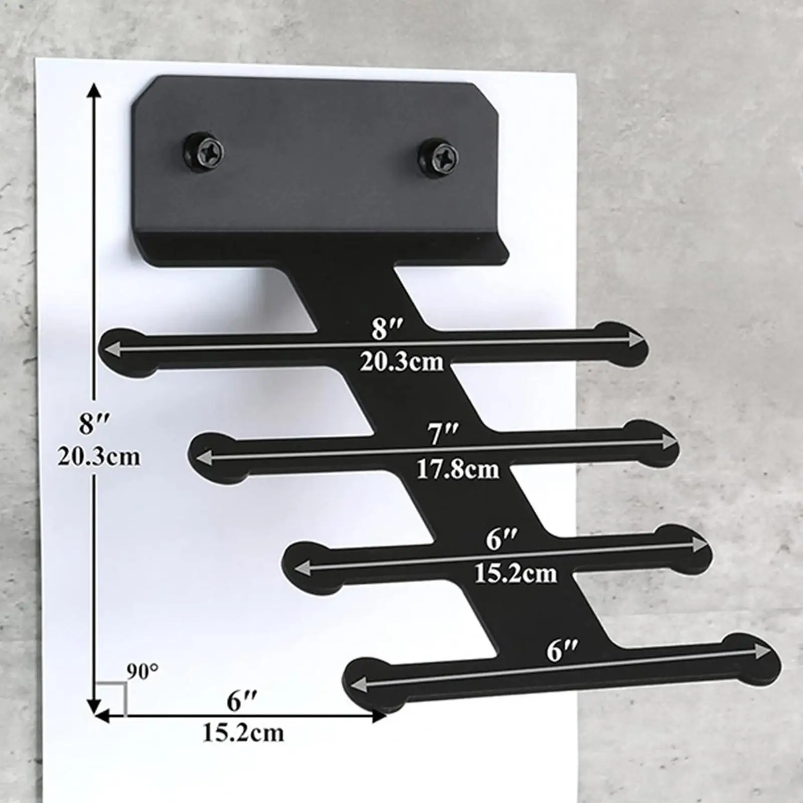 Wall Mounted Storage Rack for Resistance Band Fitness Elastic Bands Gym Accessories Organizer Holder