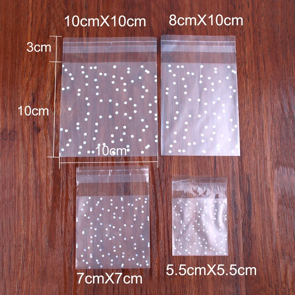 Wedding Bag Packing Transparent Cellophane Candy Cookie Gift Bag Christmas Bags Frosted OPP Birthday Candy Packaging Bag Pouch