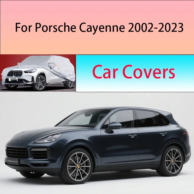 

Car Covers For Porsche Cayenne 2002-2023 Outdoor Protection Full Car Covers Snow Cover Sunshade Waterproof Dustproof Exterior