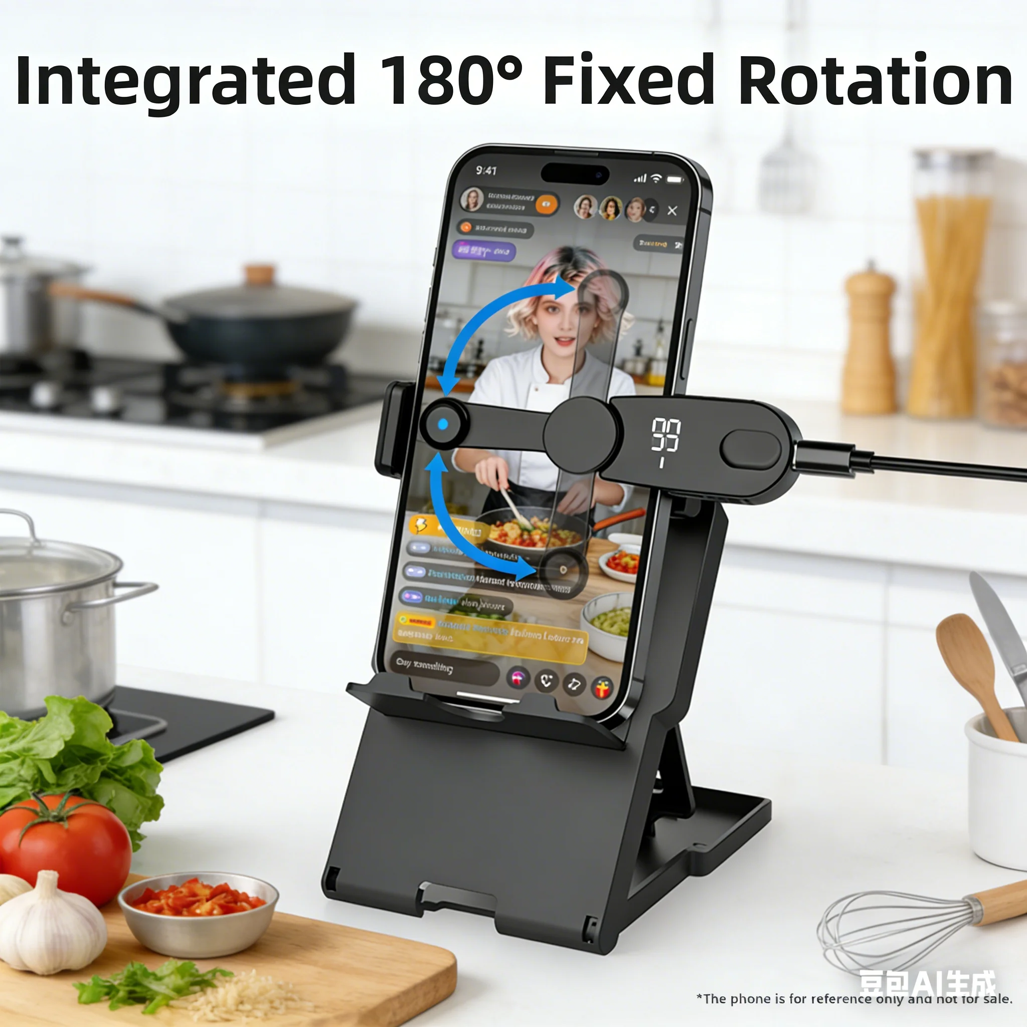 

Mobile Phone Screen Auto Clicker With Stand Simulated Finger Clicking Screen Touch Tripods Tapper Video Live Streaming Gadget