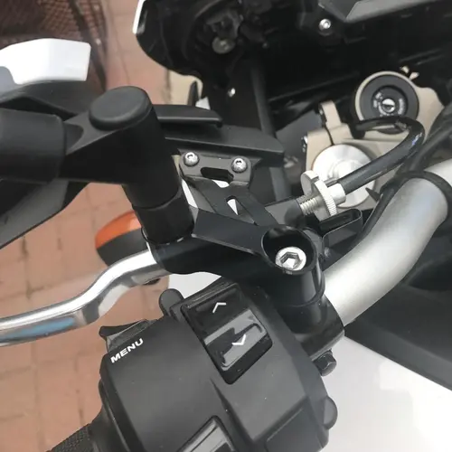 Motorcycle Rearview Mirrors Extension Riser Extend Adapter Mirror Extender Adapters Riser Supplies Rear View Base Mirrors Black - Image 6