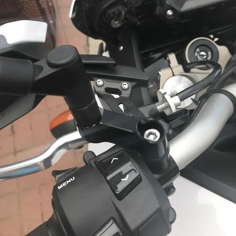 Motorcycle Rearview Mirrors Extension Riser Extend Adapter Mirror Extender Adapters Riser Supplies Rear View Base Mirrors Black - Image 6