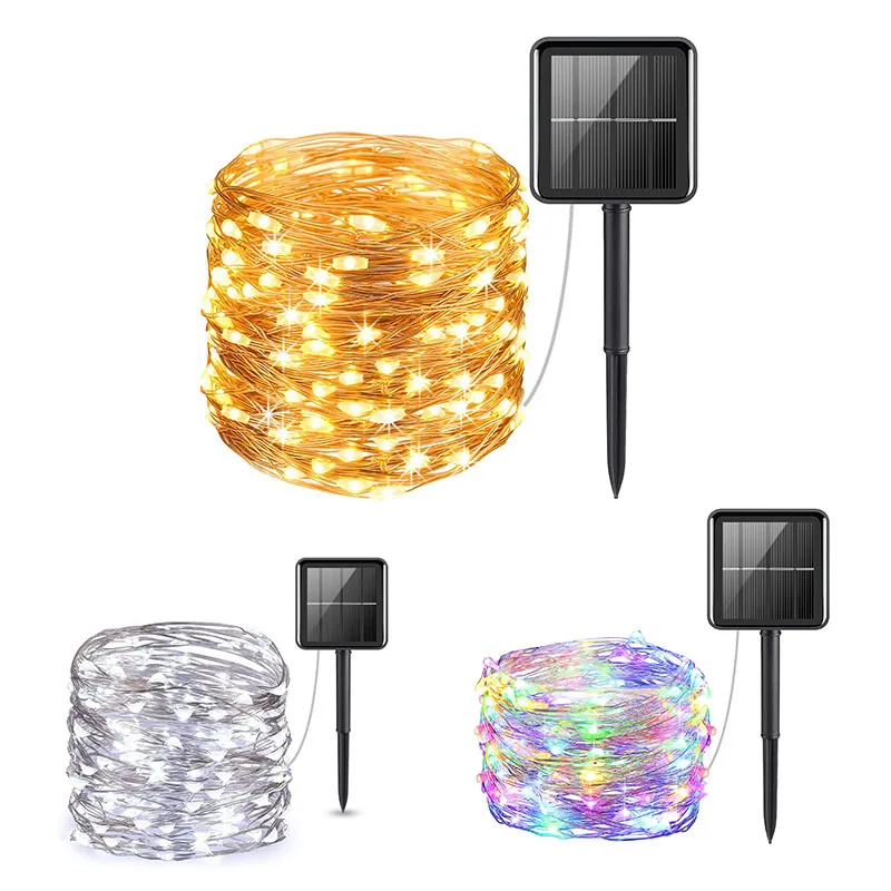 

Leds Solar LED Light Outdoor Festoon Lamp Garden Solar Fairy Light String Waterproof Christmas Garden Decoration Outdoor