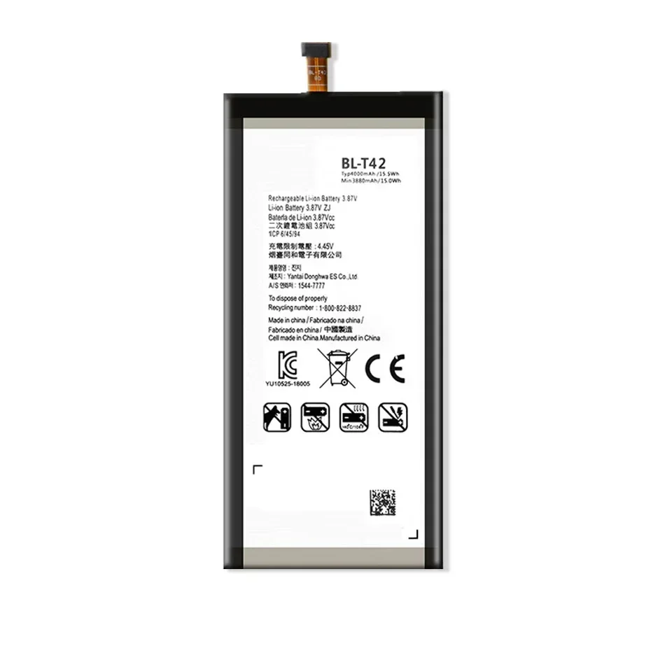 BL-T42 Mobile Phone Batteries for LG V50 V 50 ThinQ 5G V50ThinQ LM-V500 V500N V500EM V500xm BL T42 Smartphon Battery + Track NO