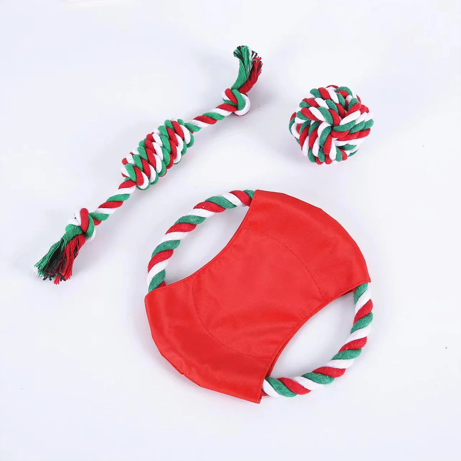 Dog Chew Rope Toys Set Christm - Dog Rope Toy Aggressive Chewers ulasan dan harga