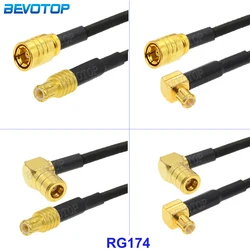 1Pcs RG-174 SMB Male/Female to MCX Male/Female Connector SMB to MCX RG174 Pigtail 50 Ohm Extension Cable for DAB Aerial Antenna