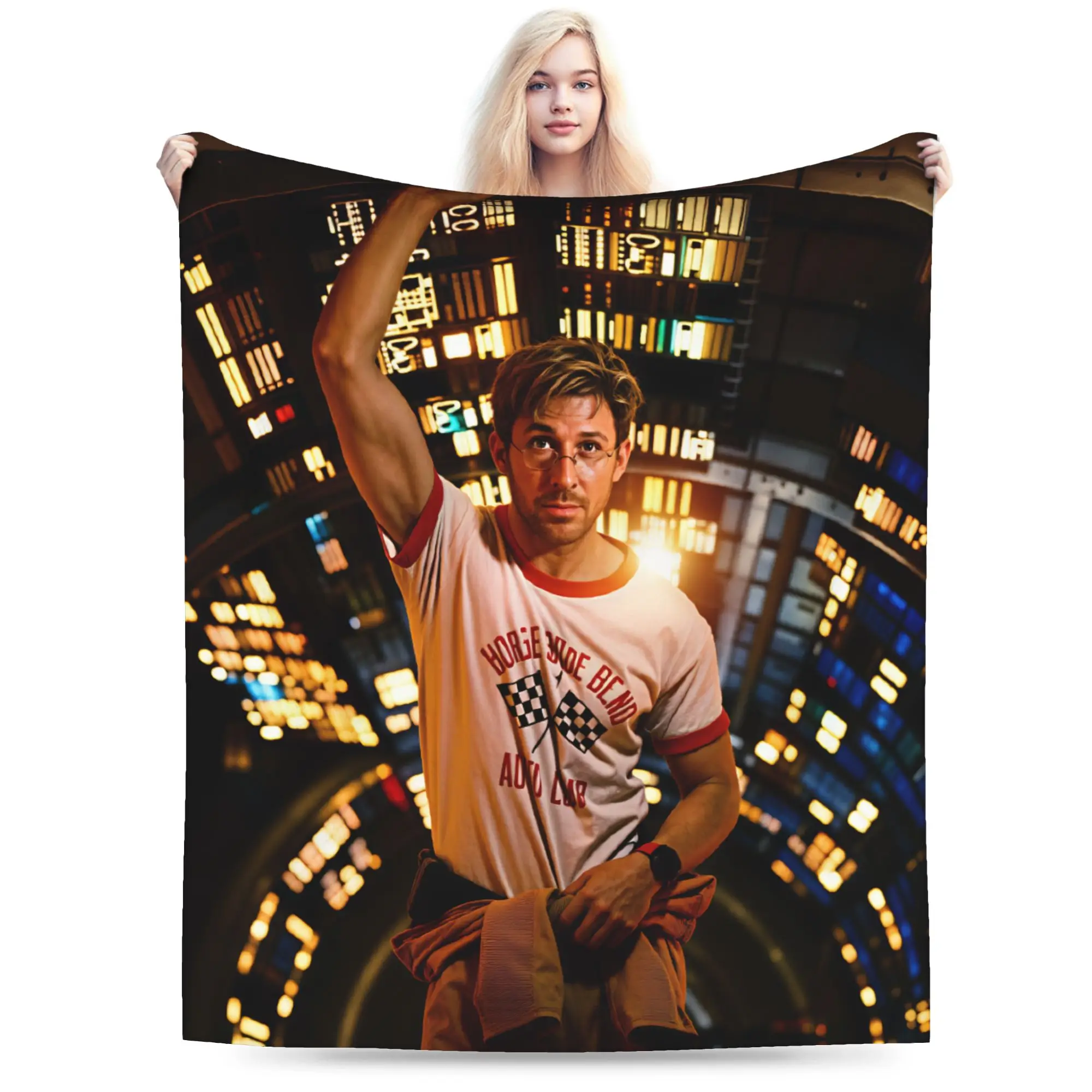 Soft Cozy Blankets Travel Project Hail Mary Throw Blanket Graphic  Bedspread For Sofa Home