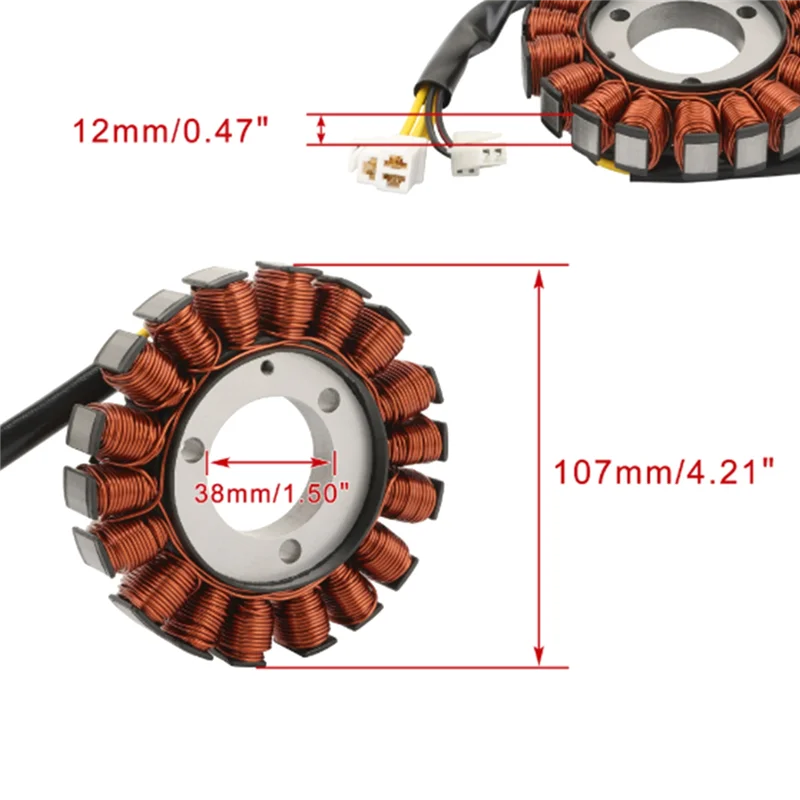 For Suzuki For GSF650 GSF1250 Bandit GSF650S GSF1250S Bandit S GSX650 GSX650F GSX1250 GSX1250F Stator Coil- 32101-18H00