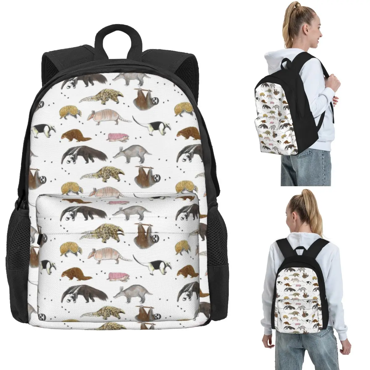 

Insectivores And Family Backpack Hot Sale Daypack Large Capacity Children BookBag School Bag Shoulder Bags for Men Women