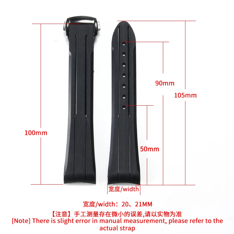 For OMEGA Speedmaster Moonwatch Series Curved Interface Silicone Watchband Waterproof Sports Watch Bracelet Soft Comfortable
