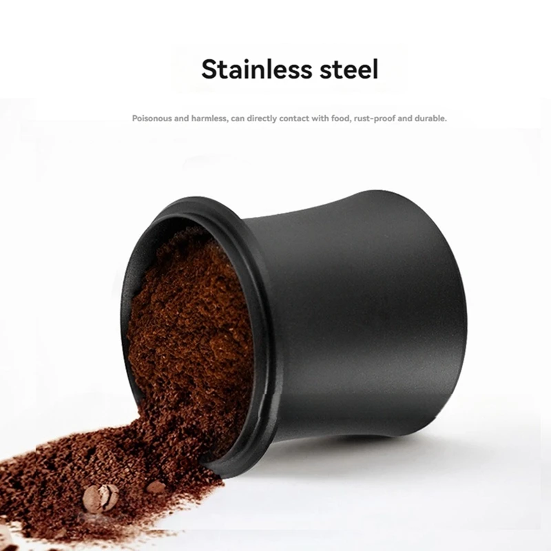 เครื่องชงกาแฟจับถ้วยกาแฟเอสเปรสโซยาถ้วยเครื่องบดไฟฟ้าผง Catcher Anti-Flying Powder Cup