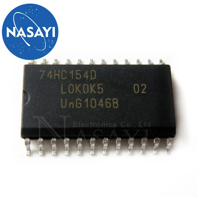 10PCS 74HC154D 74HC154 SOP-24-7.2MM