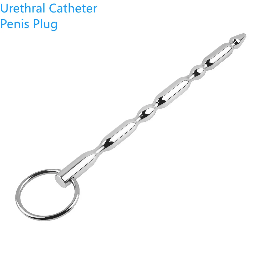 Sounding Masturbators Rods Sex Toys for Men Male Urethral Dilator Metal Urethral Catheter Horse Eye Stimulation Penis Plug