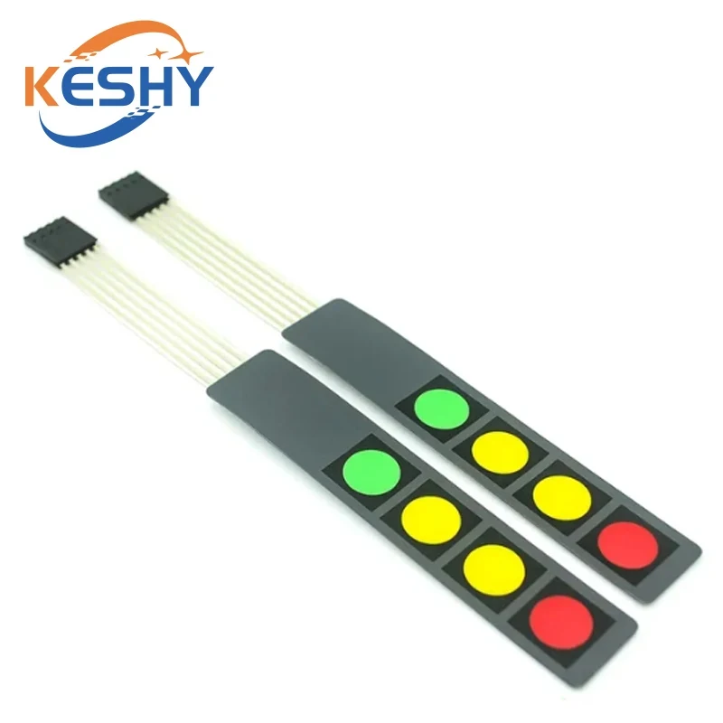 1 2 3 4 5 Key Button Membrane Switch Matrix Array Keyboard Keypad Control Panel Pad DIY Kit For Arduino Smart Car - Image 5