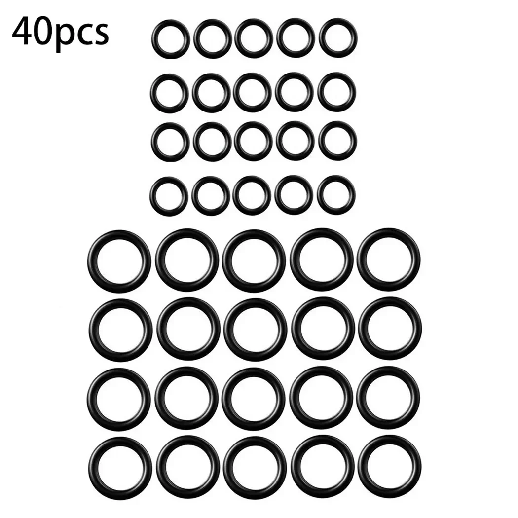 40 sztuk/zestaw 1/4 M22 + 3/8 uszczelnienie wysokiego ciśnienia o-ringi dla myjka ciśnieniowa wąż do szybkiego rozłączenia złącza narzędzia szybkie